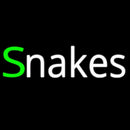 Snakes Handmade Art Neon Sign