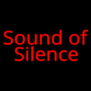 Sound Of Silence Handmade Art Neon Sign