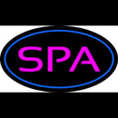 Spa Oval Blue Handmade Art Neon Sign