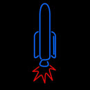 Space Ship Handmade Art Neon Sign