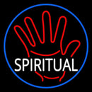 Spiritual Blue Border Handmade Art Neon Sign