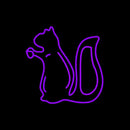 Squirrel Handmade Art Neon Sign