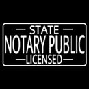 State Notary Public Licensed Handmade Art Neon Sign