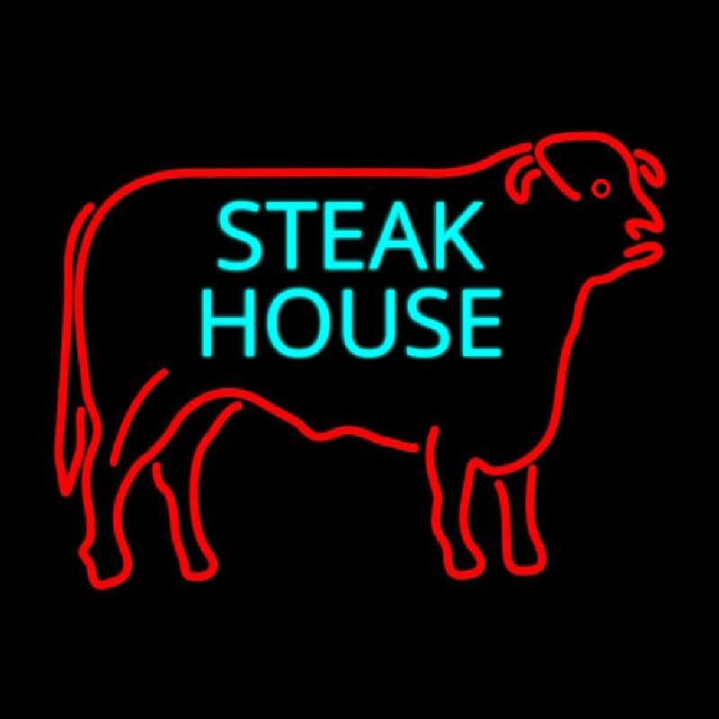 Steakhouse Logo Handmade Art Neon Sign
