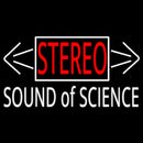 Stereo Sound Of Science Handmade Art Neon Sign
