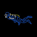 Stingray Divers Handmade Art Neon Sign