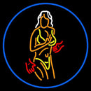 Strip Girl In Bikini Handmade Art Neon Sign