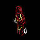 Strip Girl In Bikini Handmade Art Neon Sign