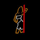Strip Girl Handmade Art Neon Sign