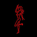 Strip Girl Pose Handmade Art Neon Sign