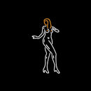 Stripper Dancer Girl Handmade Art Neon Sign