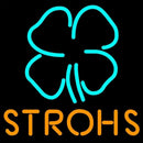 Strohs CloverBeer Sign Handmade Art Neon Sign
