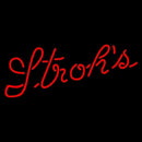 Strohs Red Beer Sign Handmade Art Neon Sign