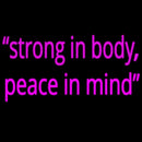 Strong In Mind Handmade Art Neon Sign