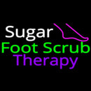 Sugar Foot Scrub Therapy Handmade Art Neon Sign