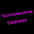 Summertime Sadness Handmade Art Neon Sign