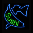 Sushi Fishes Handmade Art Neon Sign
