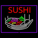 Sushi With Logo Handmade Art Neon Sign