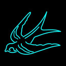 Swallows Handmade Art Neon Sign