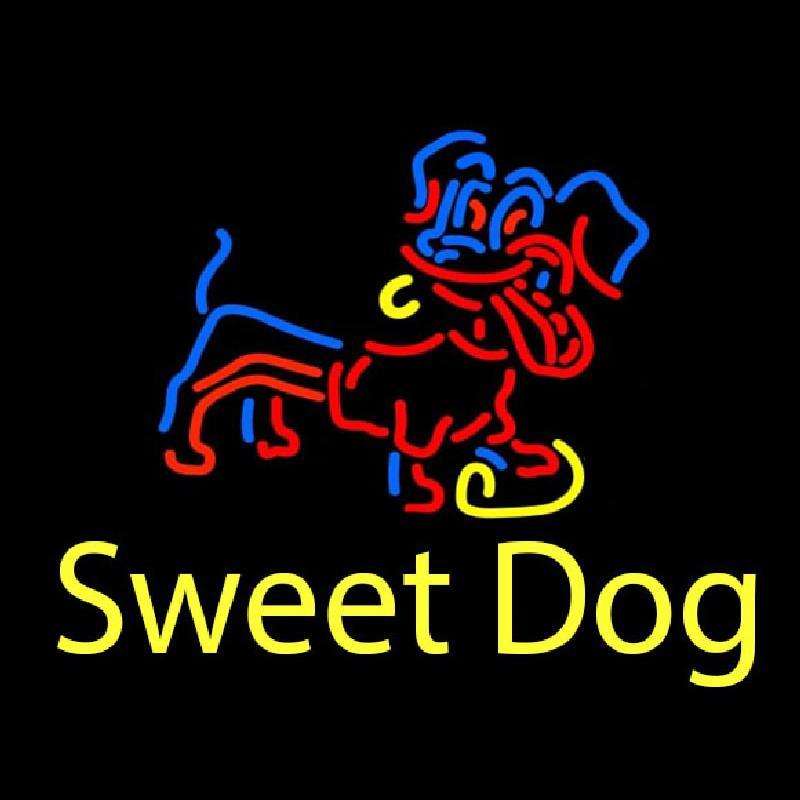Sweet Dog Handmade Art Neon Sign