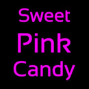 Sweet Pink Candy Handmade Art Neon Sign