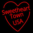 Sweetheart Town Handmade Art Neon Sign