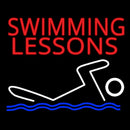 Swimming Lessons Handmade Art Neon Sign