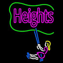 Swinger Girl Handmade Art Neon Sign