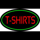 T Shirts Oval Green Handmade Art Neon Sign
