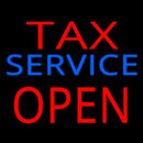 Tax Service Open Handmade Art Neon Sign