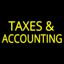 Taxes And Accounting 1 Handmade Art Neon Sign