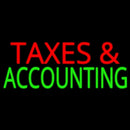 Taxes And Accounting Handmade Art Neon Sign