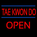 Tae Kwon Do Script2 Open Handmade Art Neon Sign