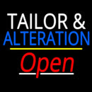 Tailor And Alteration Open Yellow Line Handmade Art Neon Sign