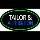 Tailor And Alteration Oval Green Handmade Art Neon Sign
