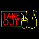 Take Out Handmade Art Neon Sign