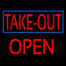 Take Out Open Handmade Art Neon Sign