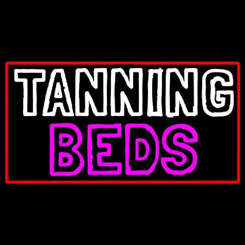 Tanning Beds Handmade Art Neon Sign