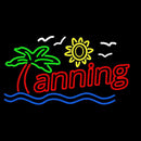 Tanning Double Stroke Handmade Art Neon Sign