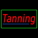 Tanning With Green Border Handmade Art Neon Sign