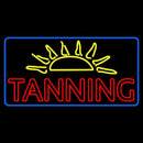 Tanning With Sun Rays Handmade Art Neon Sign