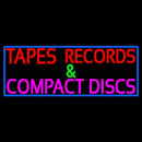 Tapes Cds Disc Handmade Art Neon Sign