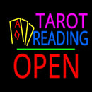 Tarot Reading Open Block Green Line Handmade Art Neon Sign