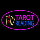 Tarot Reading Pink Oval Handmade Art Neon Sign