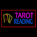 Tarot Reading Red Rectangle Handmade Art Neon Sign