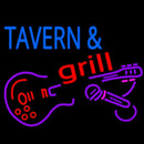 Tavern And Grill Guitar Handmade Art Neon Sign