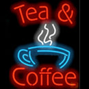 Tea Coffee Handmade Art Neon Sign