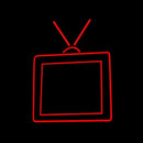 Television Handmade Art Neon Sign