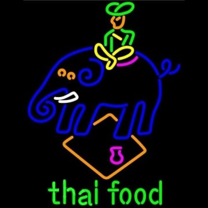 Thai Food Handmade Art Neon Sign