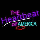 The Heartbeat Of America Handmade Art Neon Sign